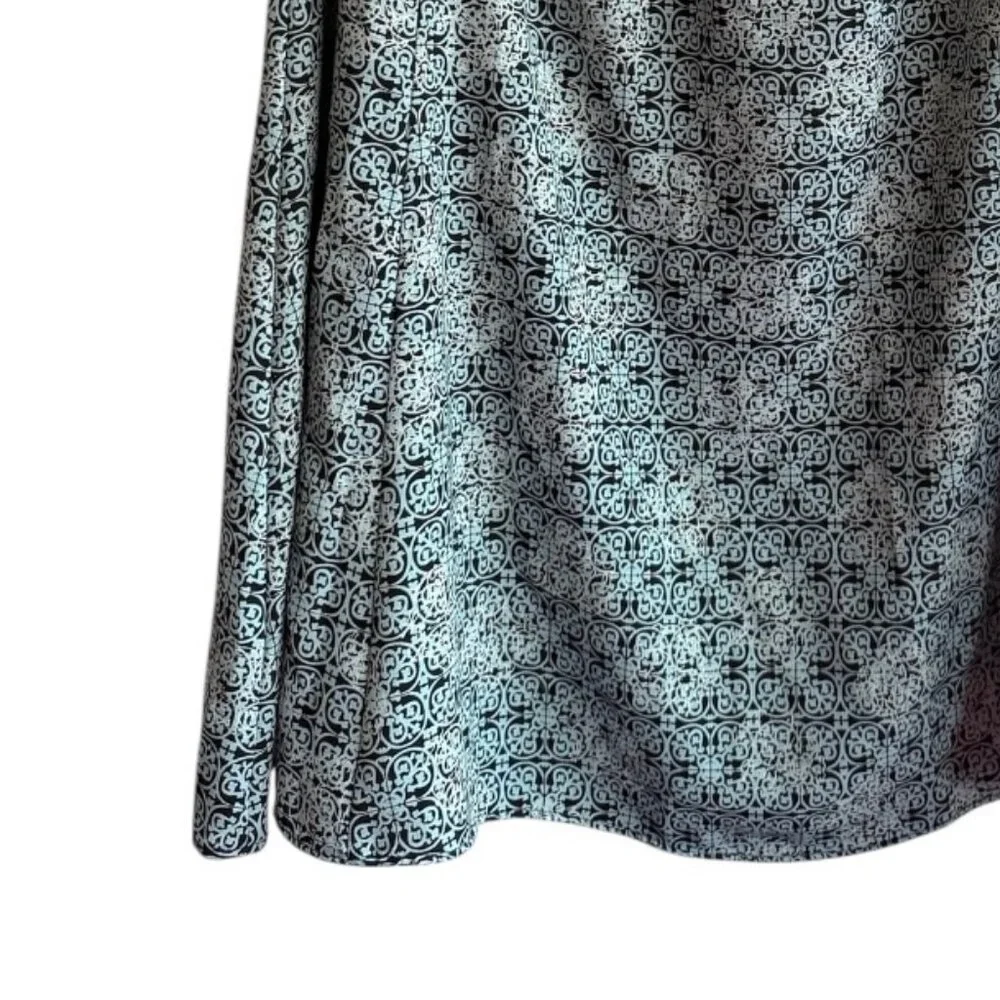 Rena Rowan Green Patterned Maxi Skirt